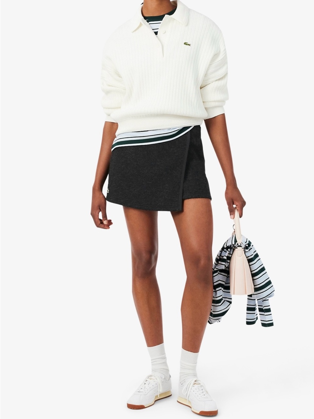 Lacoste (Eu42/ US10) Faux Wrap Golf / Tennis Mini Skirt
